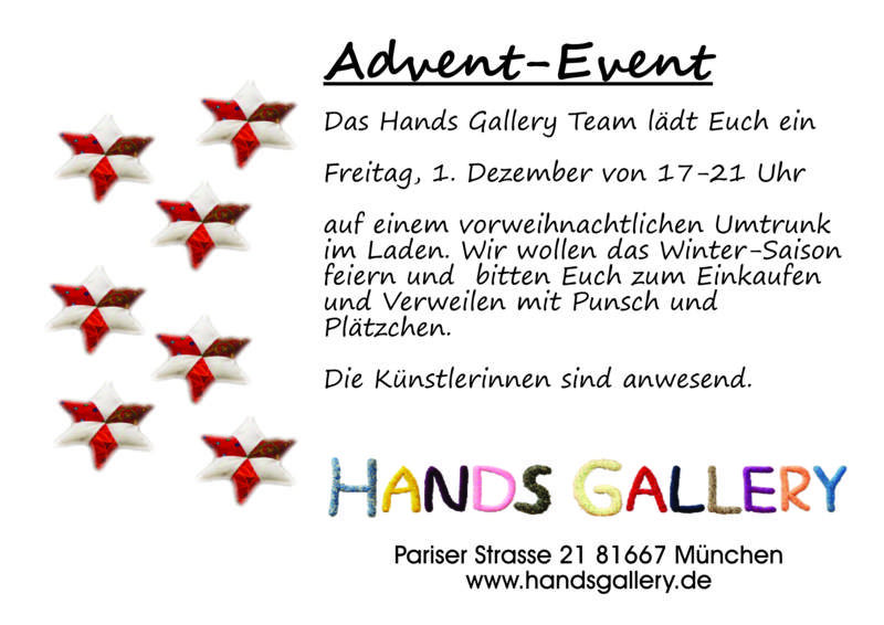 Hands Gallery Advent Event 2023